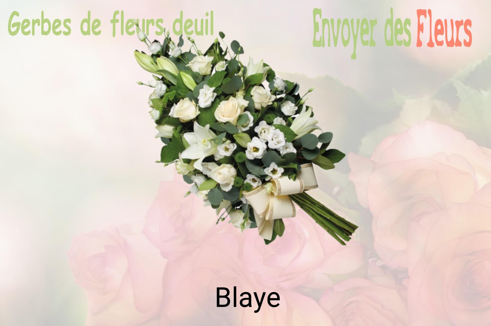 Gerbe de fleurs de deuil livrée à Blaye